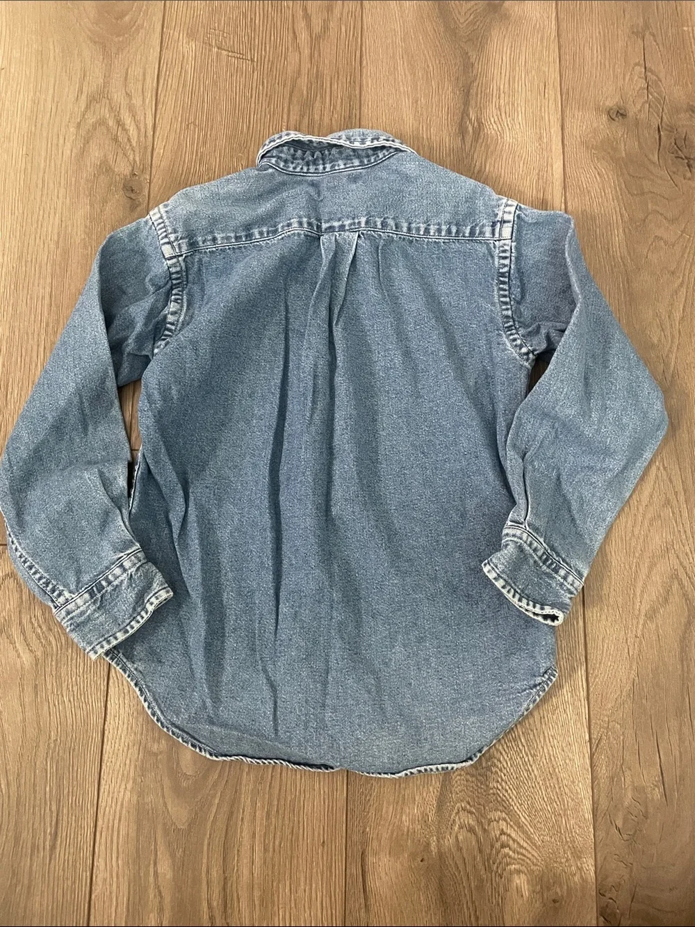Ralph Lauren Kids Light Blue Denim Button-Down Shirt Sz:6
